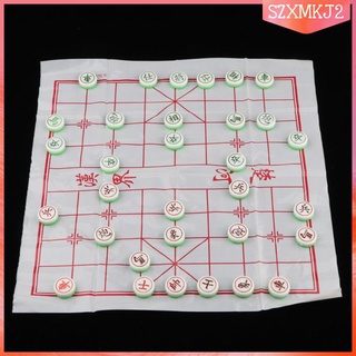 [ Xiangqi- ชุดหมากรุกจีน กระดานพลาสติก และเกมชิ้น สําหรับตั้งแคมป์ เกม