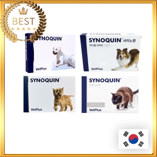 [VetPlus] SYNOQUIN EFA Pet Joint Supplements 30ea Small Medium Large Breed Tablet, Capsule For Dog &amp; Cat