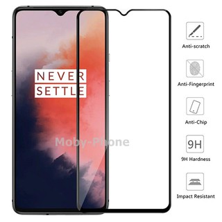 ฟิล์มกระจกนิรภัย OnePlus 7T เต็มจอ กาวเต็ม (สีดำ)