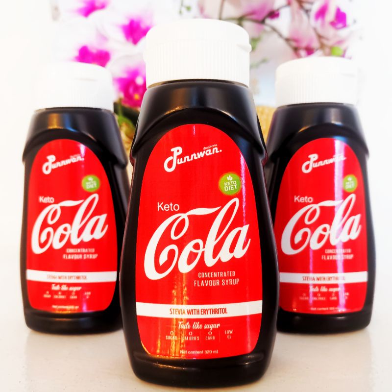 ไซรัป​คีโต​ รสโคล่า​ KETO​ COLA​ BY​ PUNNWAN​