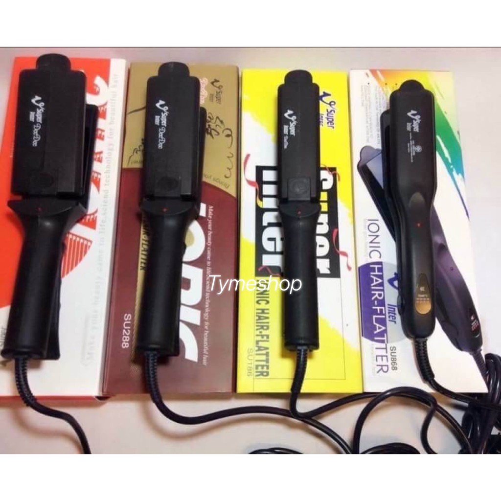 ✨SUPER V INTER แท้💯เครื่องหนีบผม Su288 SU 868 Su389 SU186 IonicB สวยปังปังปัง🔥🔥🔥เครื่องหนีบผมที่ช่าง