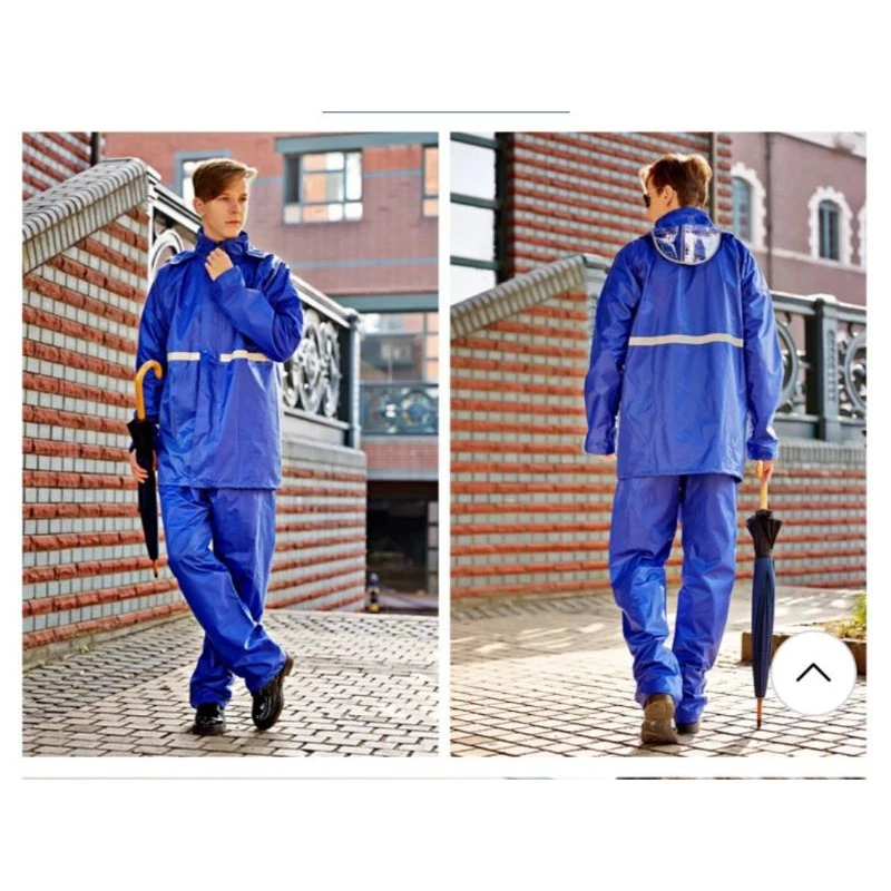 ชุดกันฝน เสื้อและกางเกง มีแถบสะท้อนแสง รุ่น 130 thumbnail 8