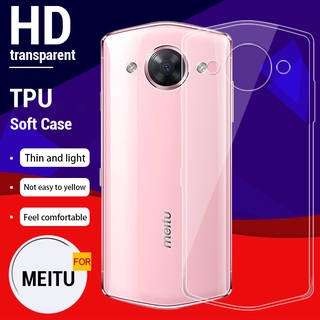 เคสโทรศัพท์นุ่ม Tpu ป้องกันรอยสําหรับ Meitu T8 T8S M8S M6 V7 V6 T9