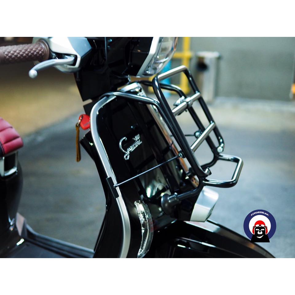 ตะแกรงหน้า Lambretta V200,V125 แบบไม่เจาะตัวรถ - รูปที่ 4