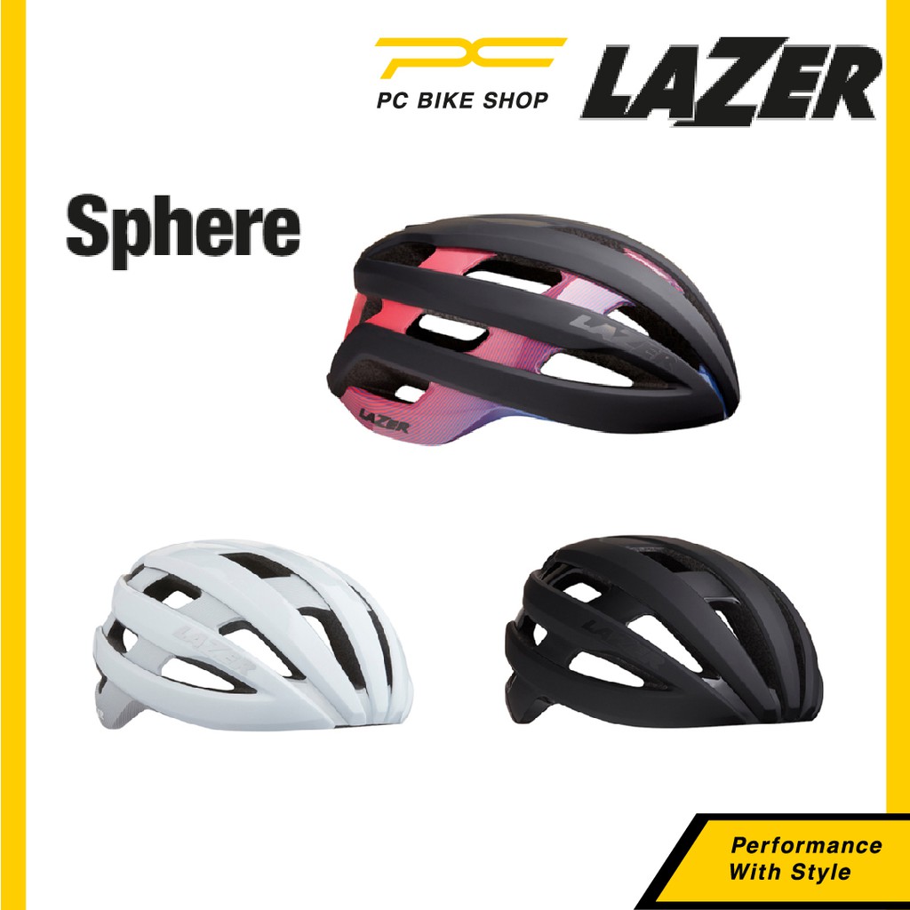 LAZER Sphere Road Bike Helmet Bicycle Helmet Wide Head Cycling Mountain Road Bike Safety Cap Hat Top