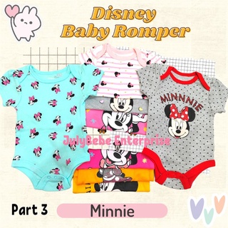 Minnie Part3 (ตัดเล็ก) ชุดจั๊มสูท รอมเปอร์ น่ารัก สําหรับเด็กทารกแรกเกิด