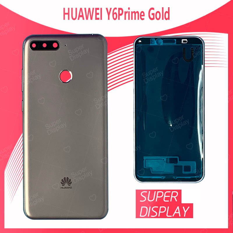 Huawei Y6prime/Y6 2018/ATU-L42 อะไหล่บอดี้ เคสกลางพร้อมฝาหลัง Body For huawei y6prime/y6 2018/atu-l42 Super Display