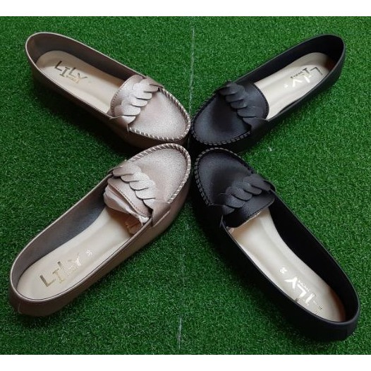 Size 39-45 รองเท้าคัทชู Big Size แบบเปีย Lily Shoes โค้ด รูปที่ 7