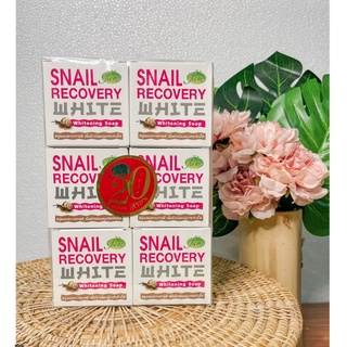 ⚡FLASH SALE⚡♡พร้อมส่ง์ สบู่แจม JAM Soap Snail Recovery whitening soap  ขนาด 65 กรัม รวมสูตร 1 แพ็ค 12 ก้อน