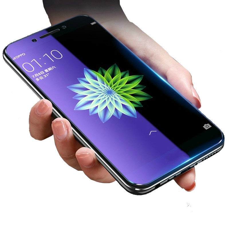 Anti-blue Ray LightกระจกนิรภัยสําหรับOPPO A12 A11 A15 A16 F9 F5 F7 F1s F3 A3S A53 A5s A37 F11 PRO A5