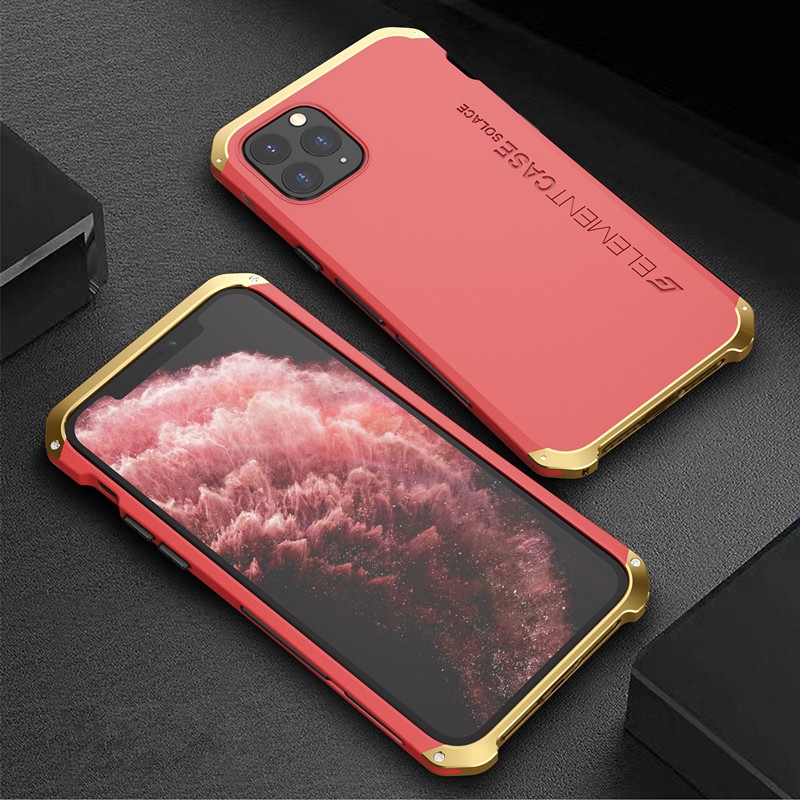 เคส Apple iphone 11 Pro Max 360 เคสป้องกันแบบเต็ม กันชนโลหะ + PC Hard Matte ฝาหลัง 2 in 1