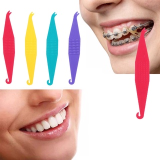 【ddydental】ยางรัดฟัน พลาสติก แบบยืดหยุ่น 100 ชิ้น สี