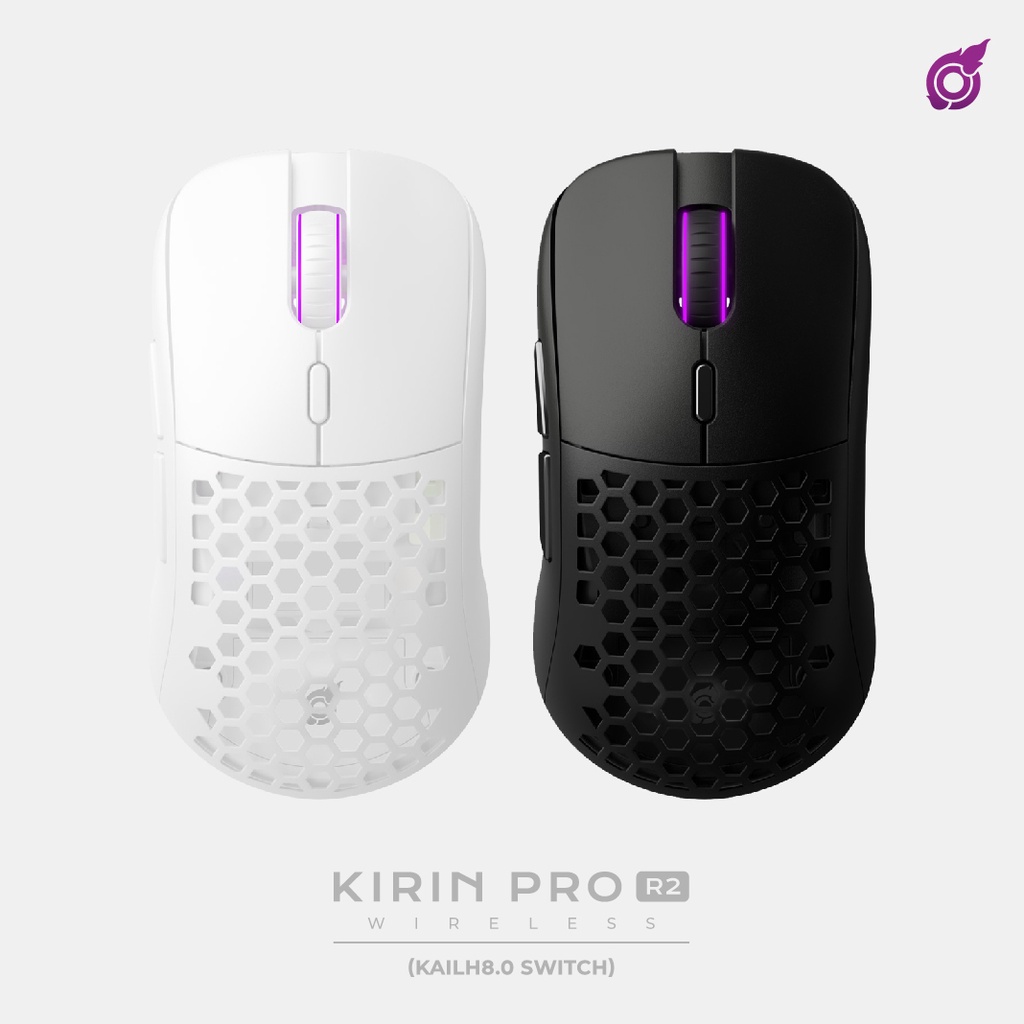 Loga Kirin Pro R1/ R2 เมาส์เกมมิ่งWireless, 2-Y