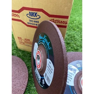 NKK 25ใบ ใบเจียรเหล็กหนา 7นิ้ว หนา 7"x6mm. (25ใบ) สีแดง