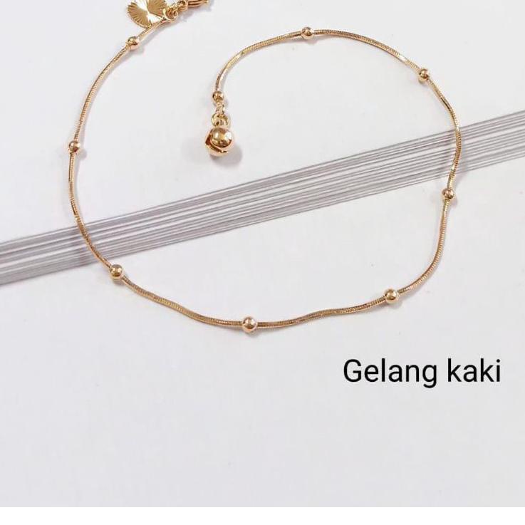 ราคา GK001 GOLD PLATED ANKLET