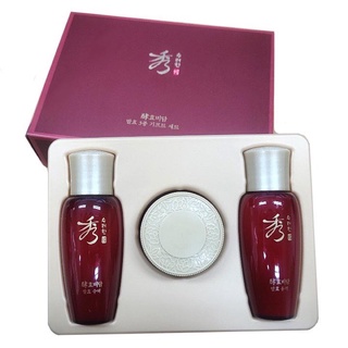 [Sooryehan] Soohanbang Hyobidam Fermentation Skin Care Gift Set (5 Types/ Toner 20ml+emulsion 20ml+cream 5ml)