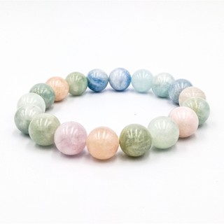 กำไลข้อมือหินแท้ Morganite หรือ Beryl
