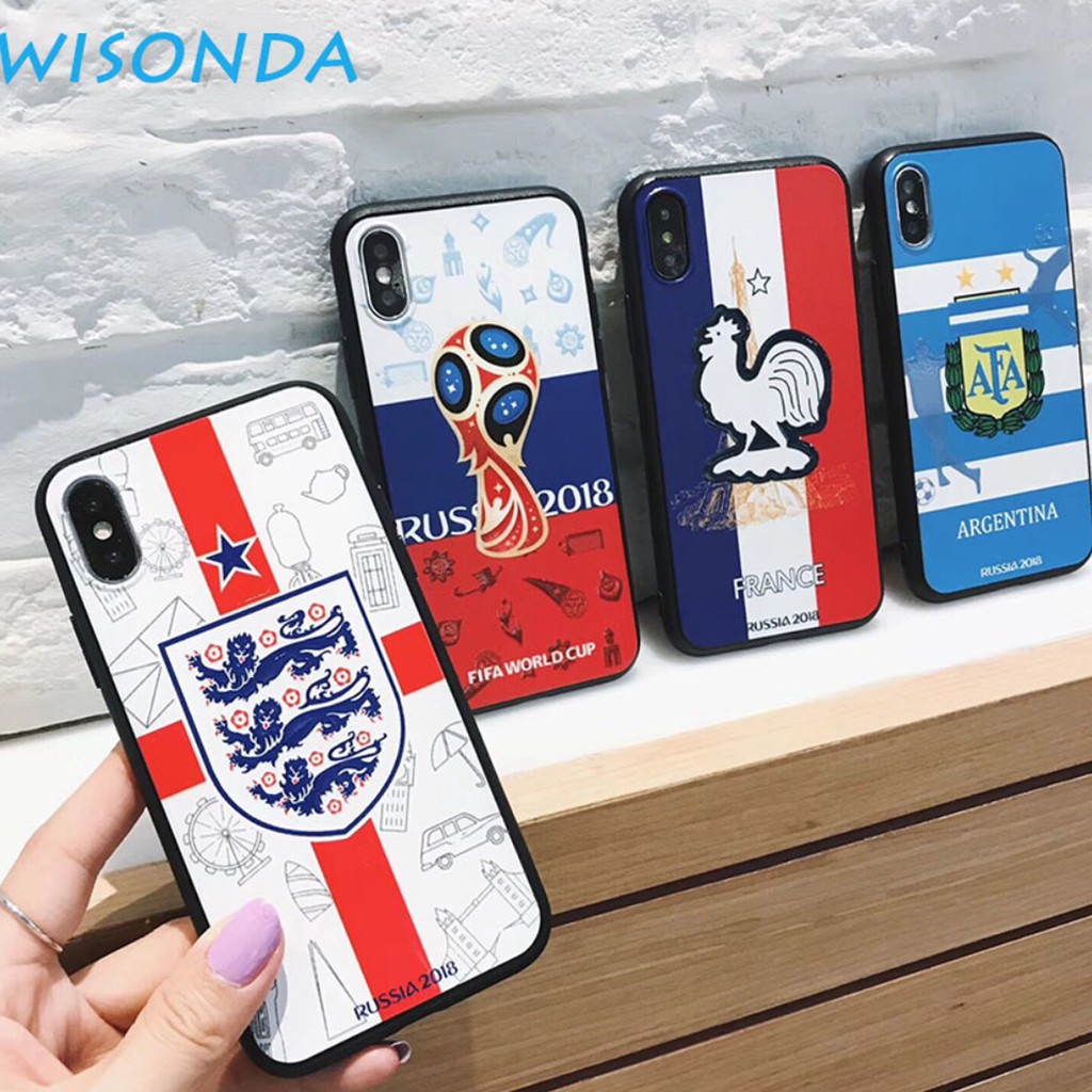 เคสโทรศัพท์ IPHONE ลายธีมชาติ บอลโลก Russia 2018