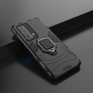 Huawei P40 Pro Plus เคสกันกระแทก Huawei P40 Pro+ ที่วางแหวนนิ้ว แข็ง PC เคสโทรศัพท์เกราะ
