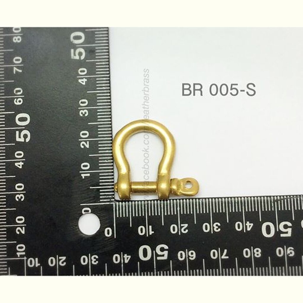 BR005 เกือกม้า อะไหล่ทองเหลืองแท้ ประกอบทำพวงกุญแจ**ราคาต่อชิ้น** - รูปที่ 3