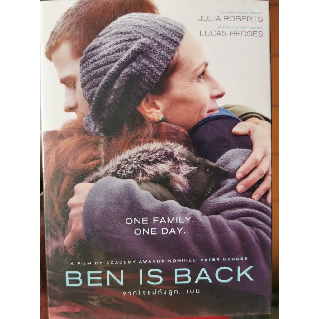 DVD ปก​สวม​ : Ben is Back (2018) จากใจแม่ถึงลูก...เบน  " Julia Roberts , Lucas Hedges "