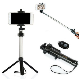 New Extendable Selfie Stick Tripod Remote Bluetooth Shutter