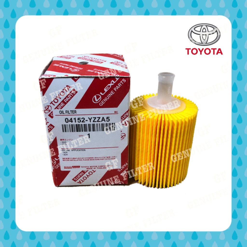 กรองน้ํามันเครื่อง TOYOTA ELEMENT สําหรับ PRADO 2.7 MARK X FJ CRUISER LEXUS IS250 GS250 04152-YZZA5 