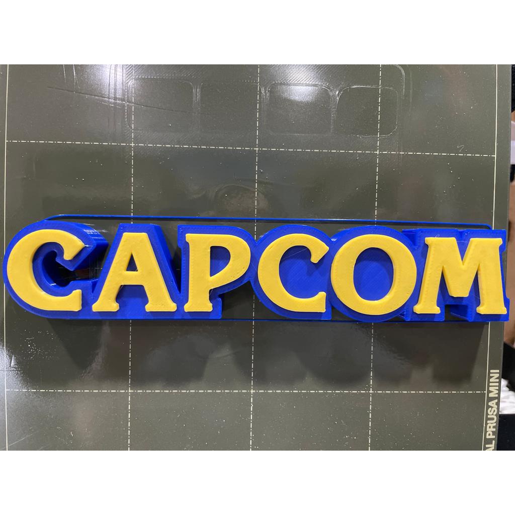 CAPCOM โลโก้ 3D หรือแม่เหล็กติดตู้เย็น