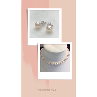 AKOYA PEARL Pinkish white  set✨