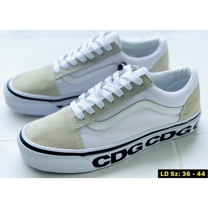 Vans X CDG Old Skool Limited (size36-44) White