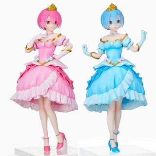 [คู่ 2 ตัว]​ SEGA : Re : Zero SEGA Pretty Princess Ver. : Rem &amp; Ram (ของแท้)