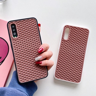 Samsung Galaxy S10 S20 Note 20 Ultra 10 Plus A51 A71 A52 A72 A20 A30 A50 A50s A30s A70 A70s M10s M31 VANS Rubber Silicone Waffle Shoe Sole Case Cover