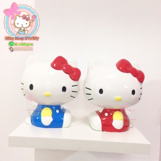 กระปุกออมสินคิตตี้ 2 ชิ้น  กระปุกออมสินคู่รัก กระปุกออมสินsanrio