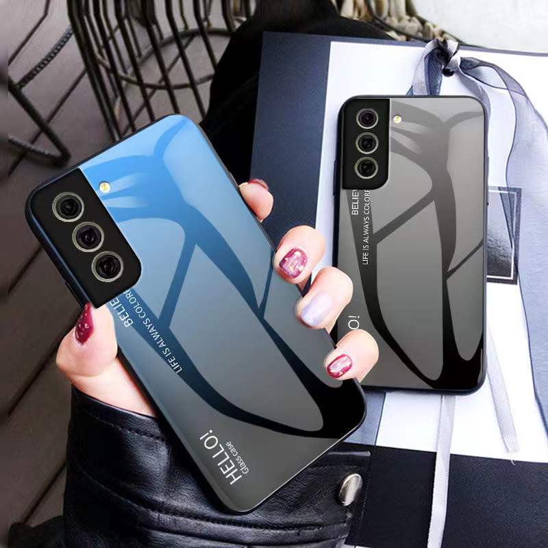 เคสกระจกเงาไล่สี สำหรับ Samsung S21FE S20FE เคสไล่สี ตรงรุ่น – โปรปัง