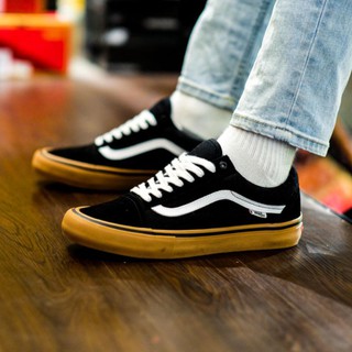 ราคาพิเศษ!!!! Oldskool Vans Pro หมากฝรั่งสีขาว