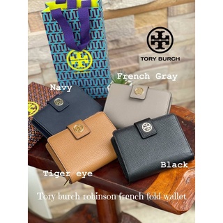 💕Tory burch robinson french fold wallet งานช้อป