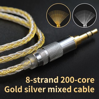 สาย KZ Goldsilver cable สายถักชุบเงิน+ทอง 200 แกนรุ่นใหม่ล่าสุด