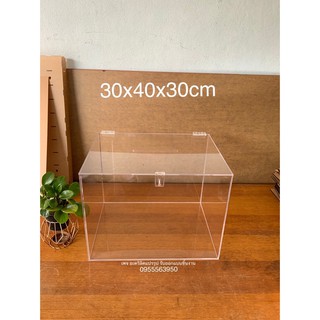 กล่องใส่ซองงานแต่ง/กล่องอะคริลิคใส30x40x30cm