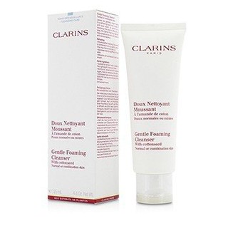 Clarins Gentle Foaming Cleanser With Cottonseed (Normal or Combination Skin) 125ml