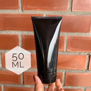 ขวดบรรจุ 50ML สีดำ พลาสติกคุณภาพ &lt;12ขวด&gt;