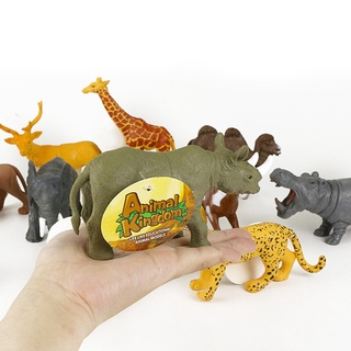 ชุดสัตว์ป่า Jungle Animal toys มี 12 แบบ