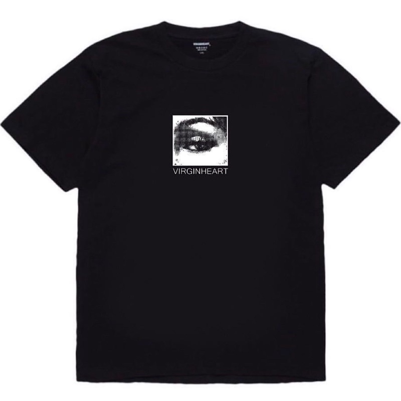 เสื้อยืดผ้าฝ้ายพิมพ์ลายแฟชั่น VGH EYE TEE (BLACKk)