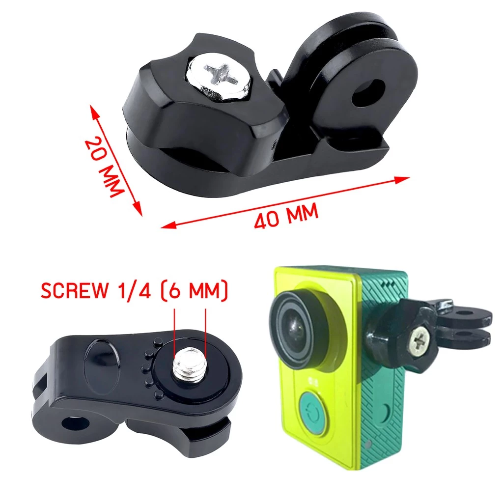 ขาล๊อค ขายึด J hook ทุ่นลอยน้ำ Tripod ข้อต่อ แป้นยึด แป้นแบน แป้นโค้ง อุปกรณ์ต่อขาตั้งกล้อง Gopro และ Action Camera thumbnail 8