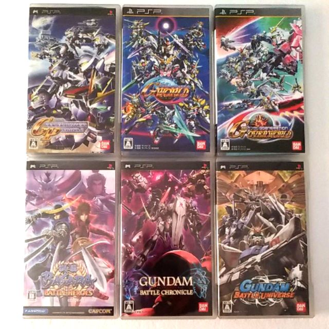 แผ่นเกมส์ PSP มีให้เลือกหลายเกมส์ ภาษาญี่ปุ่น