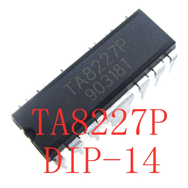 TA8227 xx5 ชิ้น/ล็อต DIP-14 TA8227P TA8227APL UTC8227 เครื่องขยายเสียงวงจรใหม่ IC tta