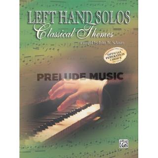 (โค้ดINCSM2Lลด70฿) Left-Hand Solos, Book 1 (for left hand alone) Classical Themes(EL9741A)(Pop)