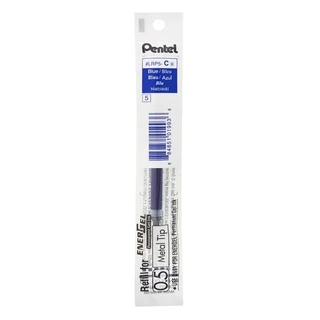 Pentel (เพนเทล) ไส้ปากกาหมึกเจล ENERGEL Permanent 0.5 #LRP5-CX ไส้ปากกา ปากกา สีน้ำเงิน ของแท้ สมใจเครื่องเขียน Somjai