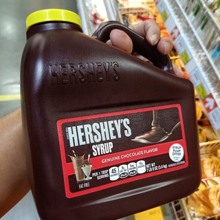 ecook ชอกโกแลต ไซรัป hershey chocolate syrup 3.4kg