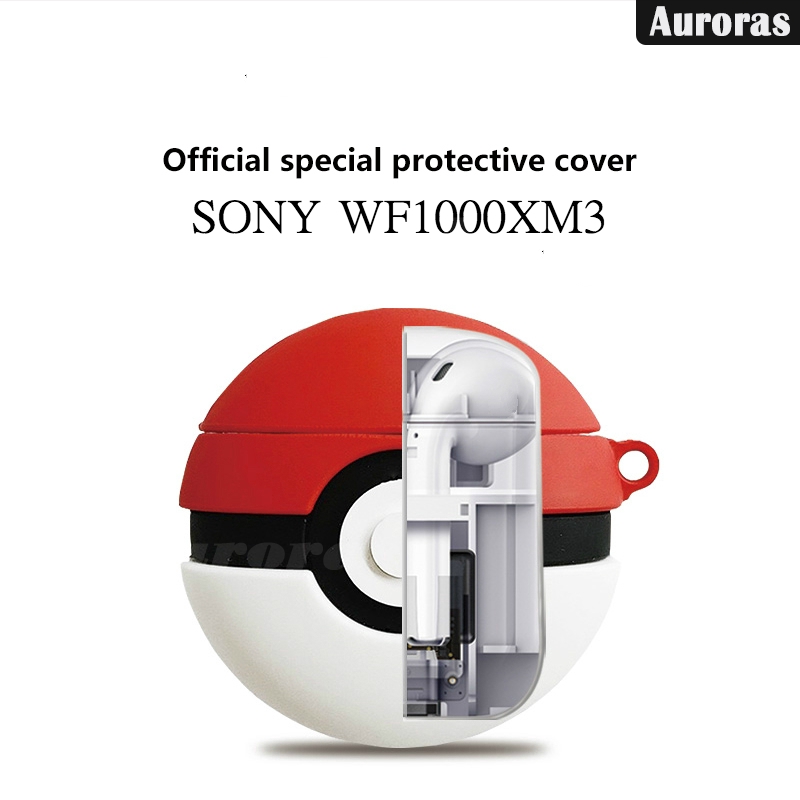 For SONY WF1000XM3 Case Cute Elf Ball Design SONY WF-1000XM3 Charging Box Casing Headphone Cover