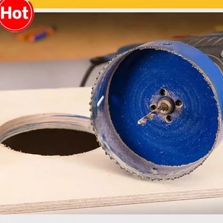 โฮลซอ โฮซอ เจาะไม้ สีฟ้าโฮลซอ เจาะลูกบิด Hole saw 1 ชิ้น มีให้เลือกหลายขนาด
